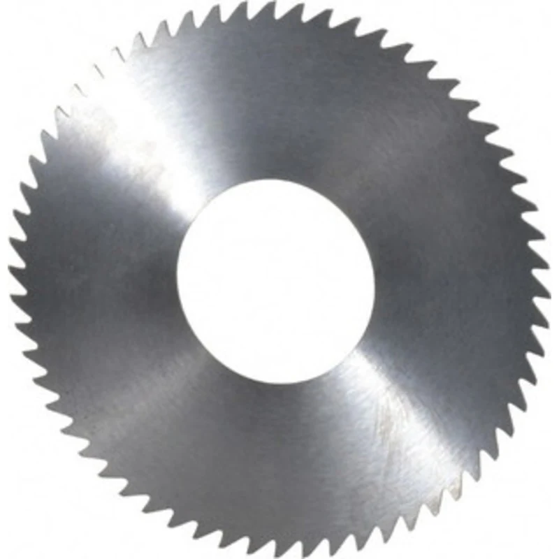 RobbJack 2-3/4 x 0.023, 1 Arbor, 60-Tooth Solid Carbide Slitting & Slotting Saw Uncoated, RH Cut, Straight Teeth, Con...